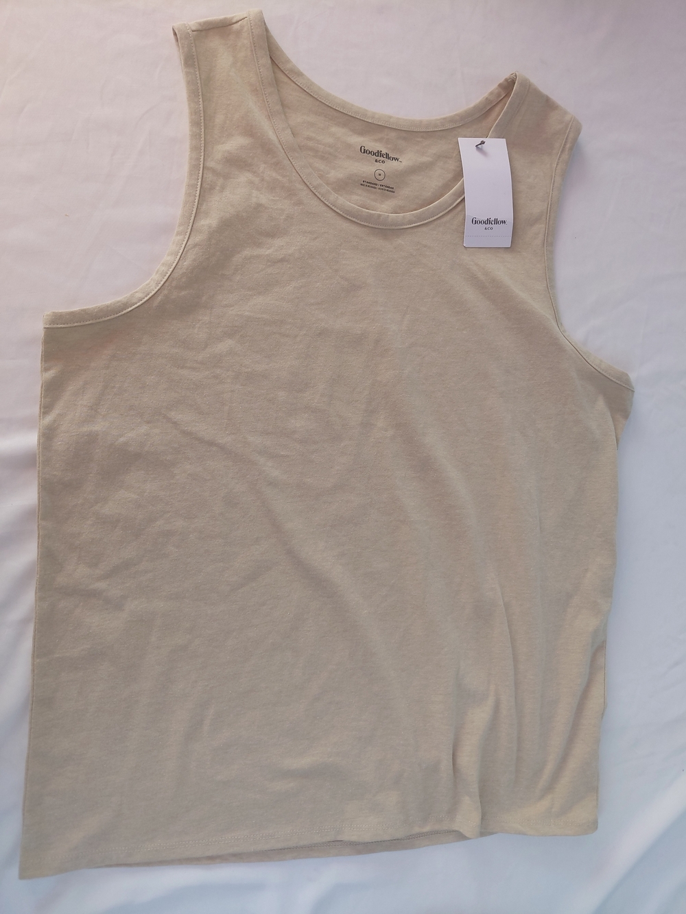 Goodfellow & Co Men's Tank Top in Light Beige